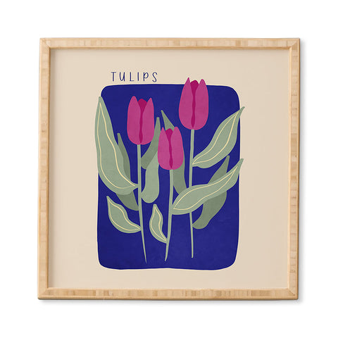 Viviana Gonzalez Tulips 03 Framed Wall Art