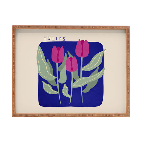Viviana Gonzalez Tulips 03 Rectangular Tray