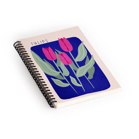 Viviana Gonzalez Tulips 03 Spiral Notebook