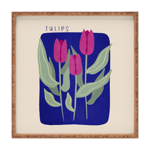 Viviana Gonzalez Tulips 03 Square Tray