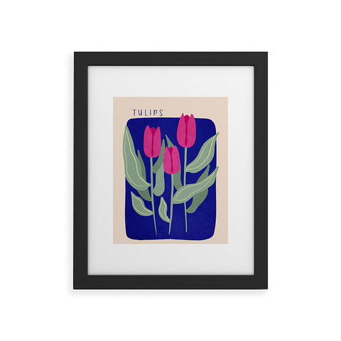 Viviana Gonzalez Tulips 03 Framed Art Print