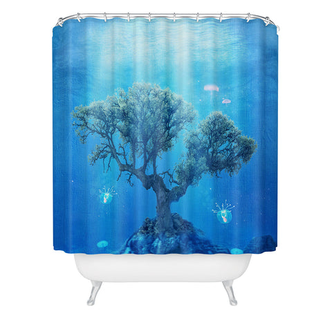 Viviana Gonzalez Underwater Tree Shower Curtain