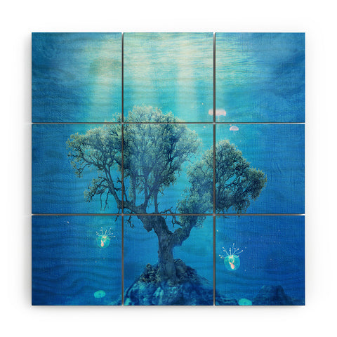 Viviana Gonzalez Underwater Tree Wood Wall Mural