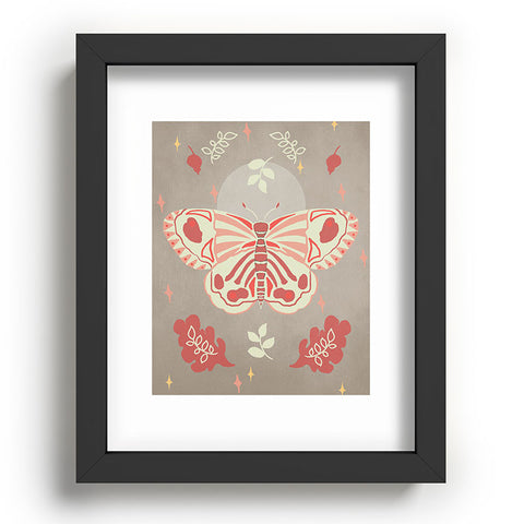 Viviana Gonzalez Vintage Butterfly 02 Recessed Framing Rectangle