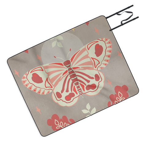 Viviana Gonzalez Vintage Butterfly 02 Picnic Blanket