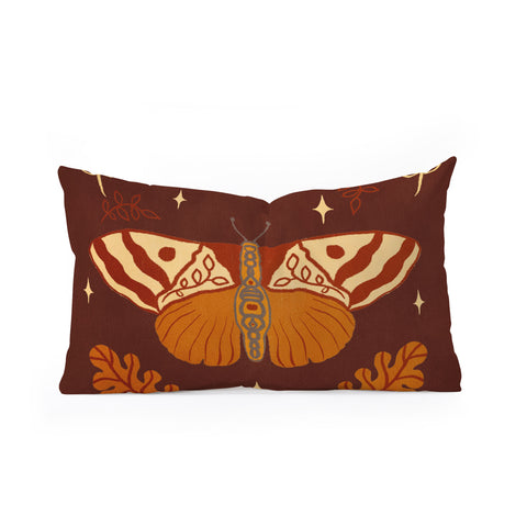 Viviana Gonzalez Vintage Butterfly Oblong Throw Pillow