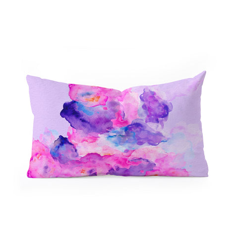 Viviana Gonzalez Watercolor Love 1 Oblong Throw Pillow
