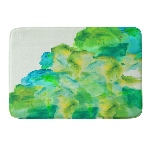 Viviana Gonzalez Watercolor love 3 Memory Foam Bath Mat