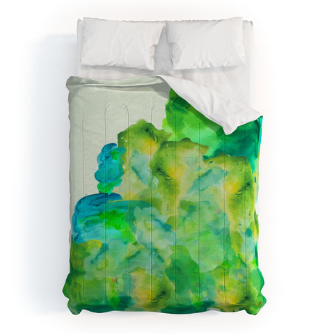 Viviana Gonzalez Watercolor love 3 Comforter