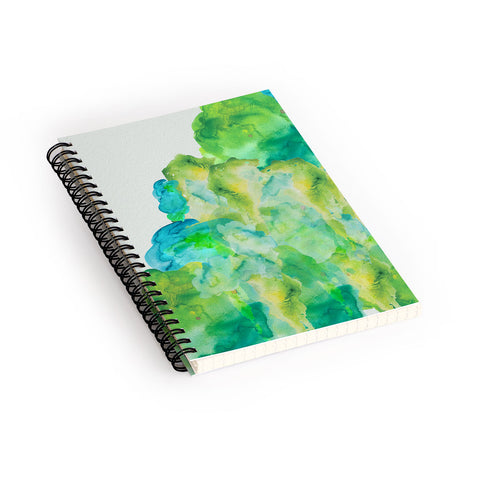 Viviana Gonzalez Watercolor love 3 Spiral Notebook