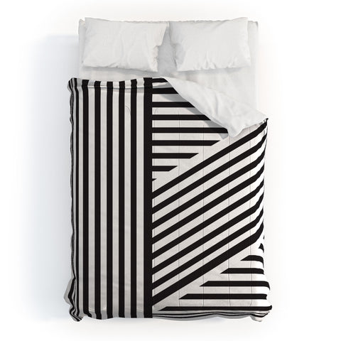 Vy La Black and White Everything Nice Comforter