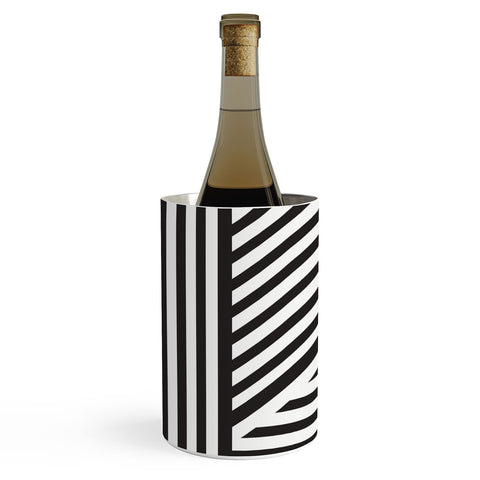 Vy La Black and White Everything Nice Wine Chiller
