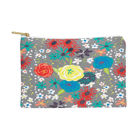Vy La Bloomimg Love Gray Pouch