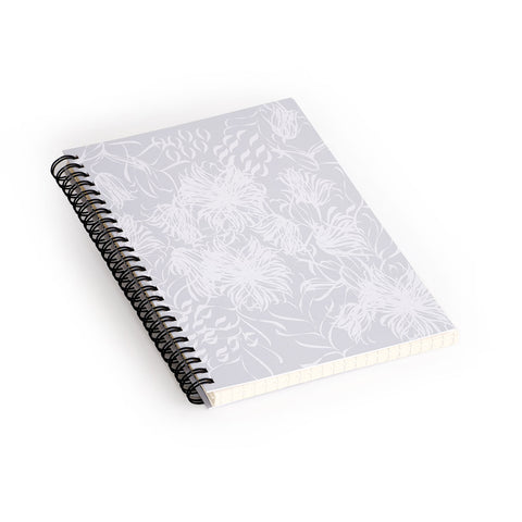 Vy La Calm Breezy Grey Spiral Notebook