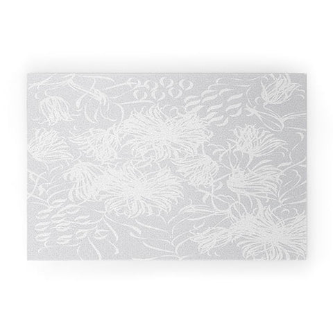 Vy La Calm Breezy Grey Welcome Mat