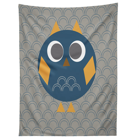 Vy La Geo Owl Solo Blue Tapestry