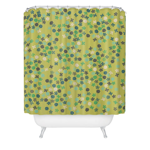 Vy La Natures Swirl Shower Curtain