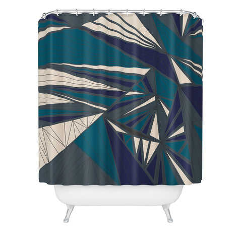 Vy La Tech It Out Midnight Shower Curtain