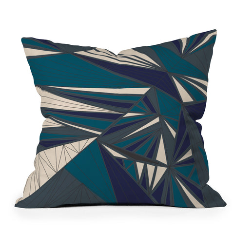 Vy La Tech It Out Midnight Throw Pillow