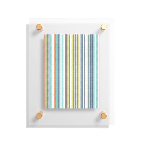 Vy La Triangle Stripe Floating Acrylic Print