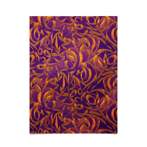 Wagner Campelo Abstract Garden 1 Poster