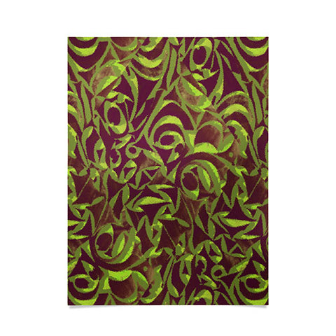 Wagner Campelo Abstract Garden 2 Poster