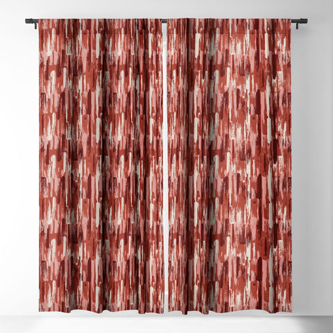 Wagner Campelo AMMAR Red Blackout Window Curtain