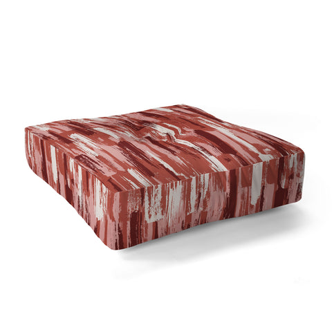 Wagner Campelo AMMAR Red Floor Pillow Square