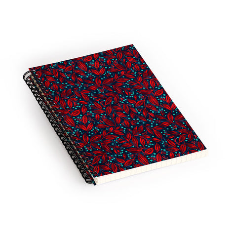 Wagner Campelo Berries And Leaves 1 Spiral Notebook