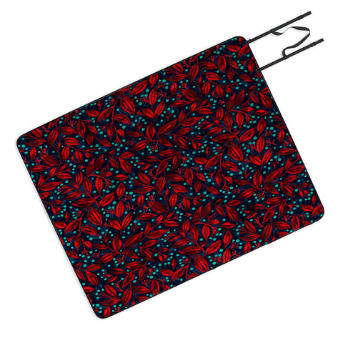 Wagner Campelo Berries And Leaves 1 Picnic Blanket