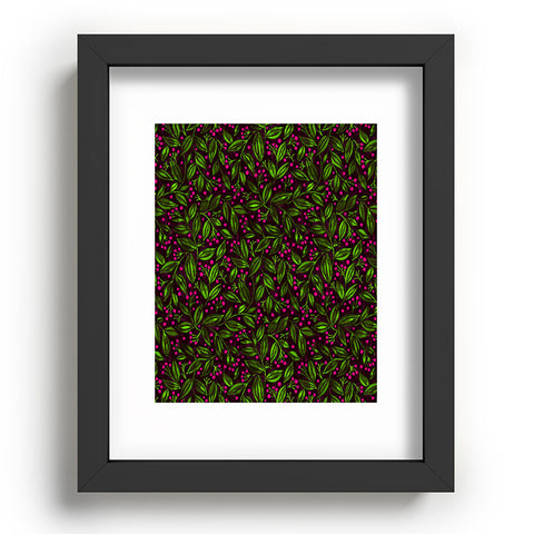 Wagner Campelo Berries And Leaves 2 Recessed Framing Rectangle