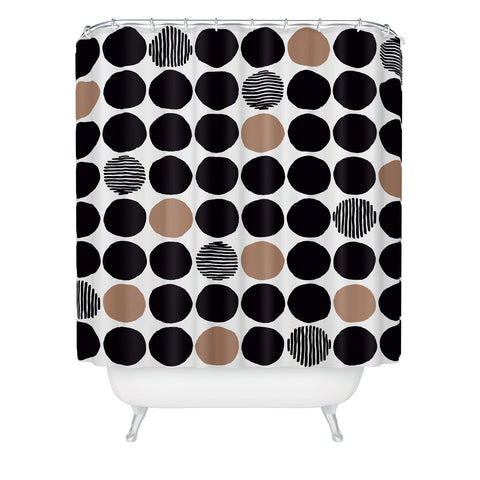 Wagner Campelo Cheeky Dots 1 Shower Curtain