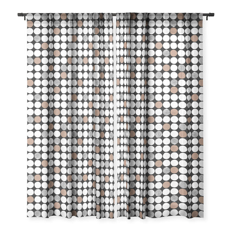 Wagner Campelo Cheeky Dots 2 Sheer Window Curtain