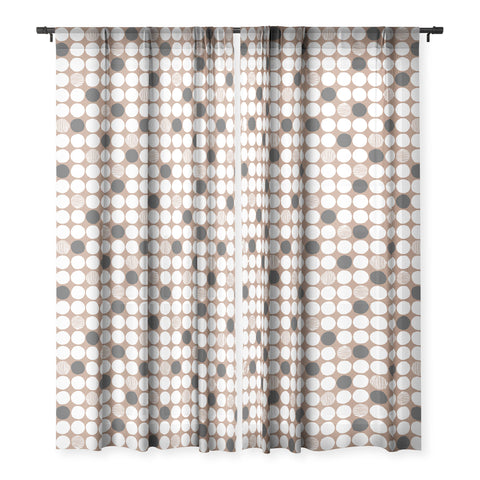 Wagner Campelo Cheeky Dots 3 Sheer Window Curtain