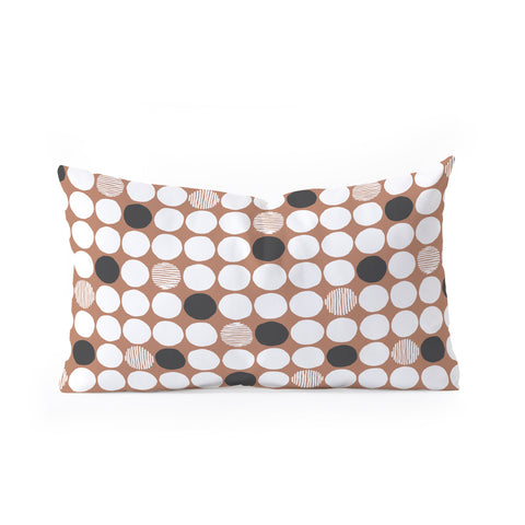 Wagner Campelo Cheeky Dots 3 Oblong Throw Pillow