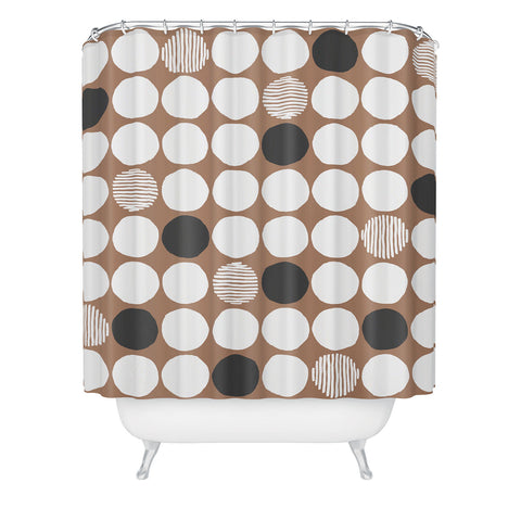 Wagner Campelo Cheeky Dots 3 Shower Curtain