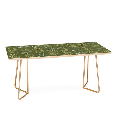 Wagner Campelo CONVESCOTE Green Coffee Table