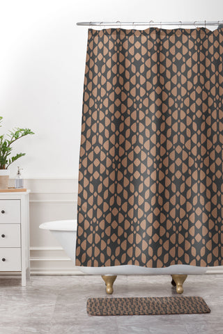 Wagner Campelo Drops Dots 4 Shower Curtain And Mat
