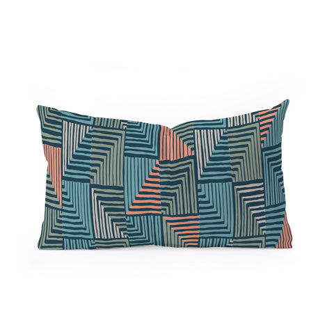 Wagner Campelo FACOIDAL 4 Oblong Throw Pillow