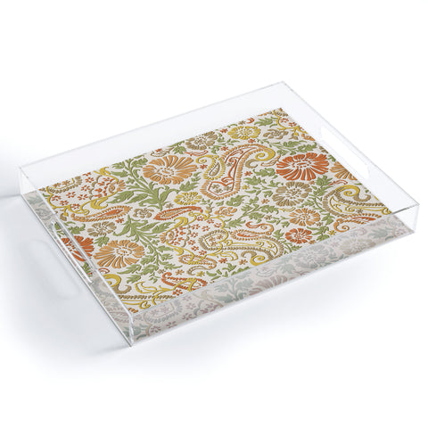 Wagner Campelo Floral Cashmere 1 Acrylic Tray