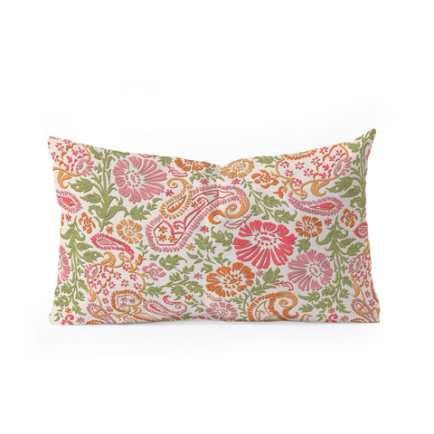 Wagner Campelo Floral Cashmere 2 Oblong Throw Pillow