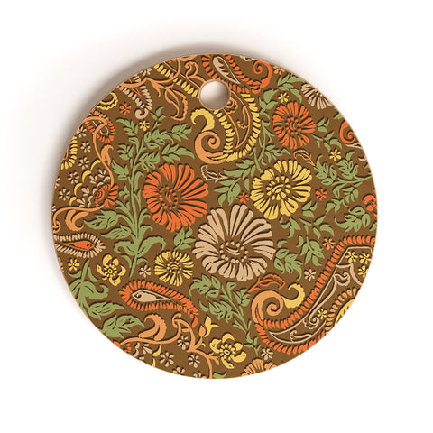 Wagner Campelo Floral Cashmere 3 Cutting Board Round