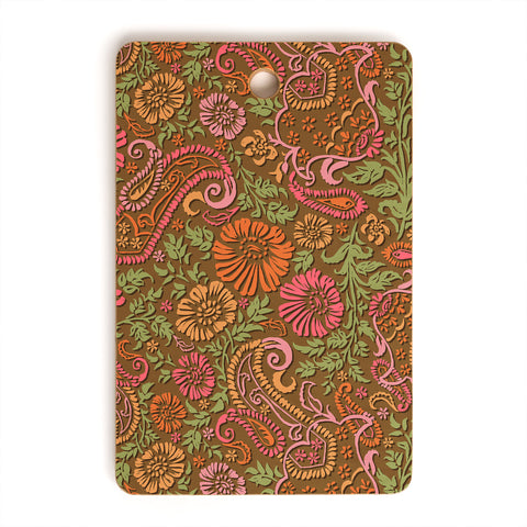 Wagner Campelo Floral Cashmere 4 Cutting Board Rectangle