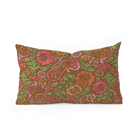 Wagner Campelo Floral Cashmere 4 Oblong Throw Pillow
