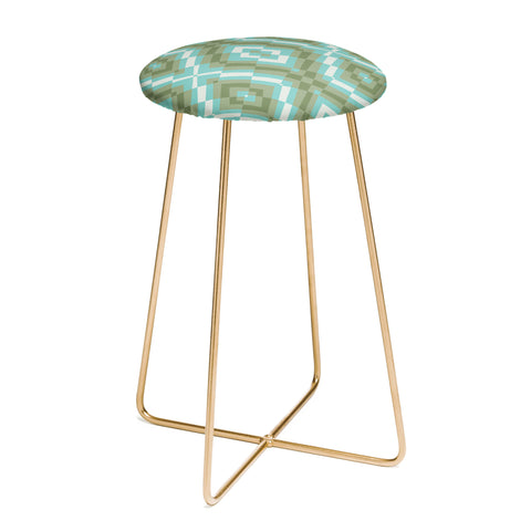 Wagner Campelo Fragmented Mirror 2 Counter Stool
