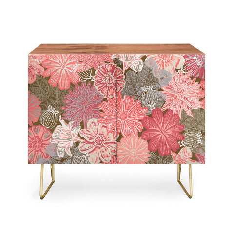 Wagner Campelo GARDEN BLOSSOMS BROWN Credenza