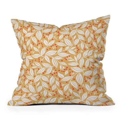 Wagner Campelo Leafruits 5 Outdoor Throw Pillow