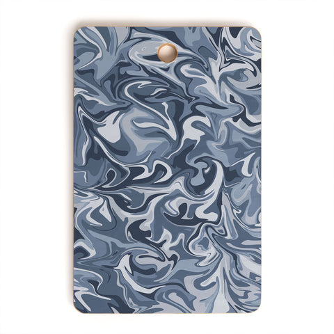 Wagner Campelo MARBLE WAVES INDIE Cutting Board Rectangle