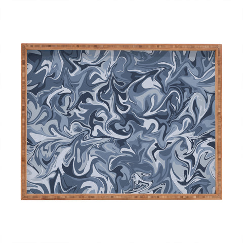 Wagner Campelo MARBLE WAVES INDIE Rectangular Tray