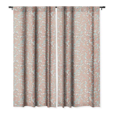 Wagner Campelo MARMORITE CLAMSHELL Blackout Window Curtain